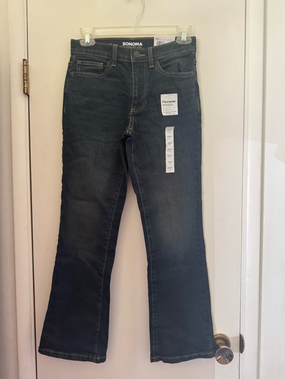 Sonoma Boy’s Dark Wash Flare Jeans - Navy